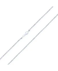 Bling Jewelry 040 Gauge .925 Sterling Silver Rope Chain Necklace 16 18 20 24 Inch