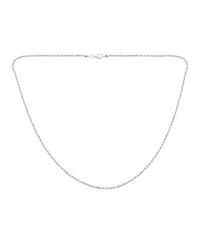 Bling Jewelry 040 Gauge .925 Sterling Silver Rope Chain Necklace 16 18 20 24 Inch