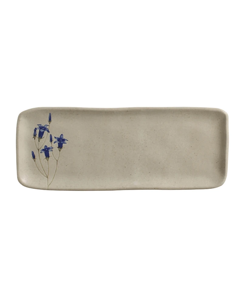 Porto Brasil Campestre Stoneware Medium Rectangular Platters, Set of 4