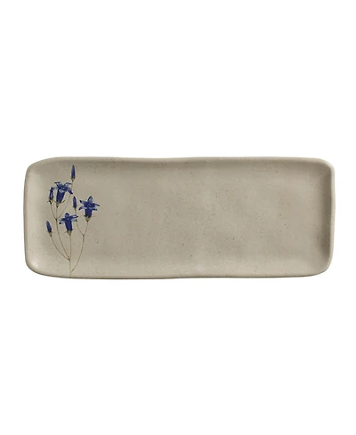 Porto Brasil Campestre Stoneware Medium Rectangular Platters, Set of 4