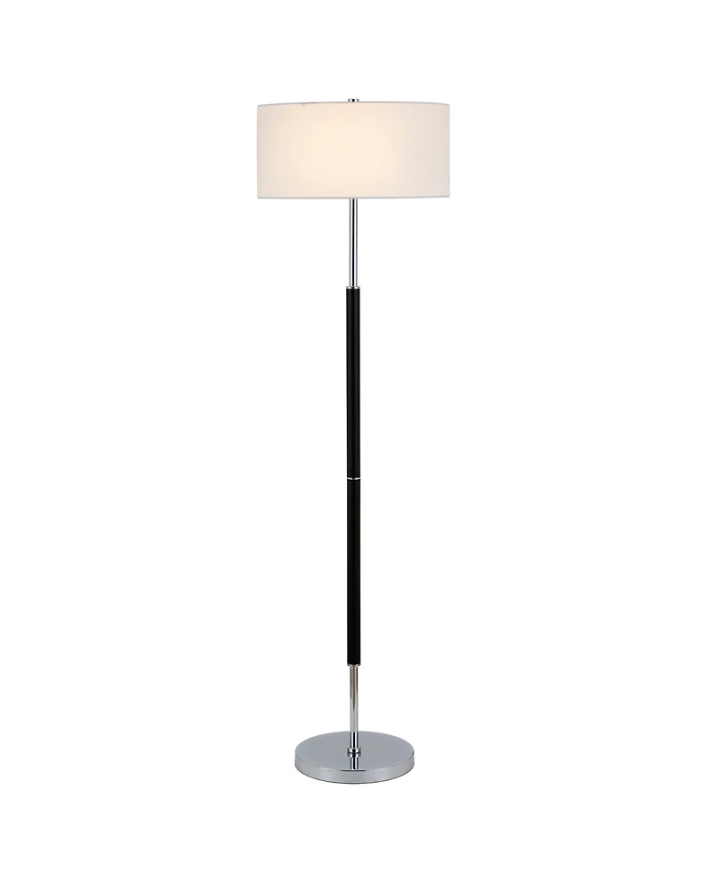 Hudson & Canal 61.5" Metal Simone 2-Light Floor Lamp