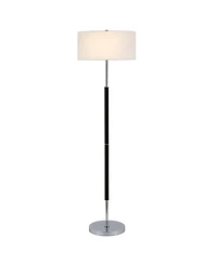 Hudson & Canal 61.5" Metal Simone 2-Light Floor Lamp