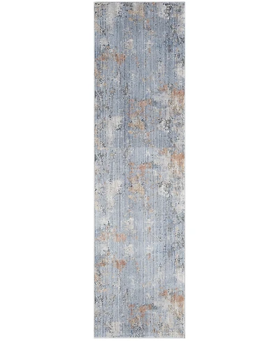 Nourison Home Abstract Hues ABH01 2'2"x8' Runner Area Rug
