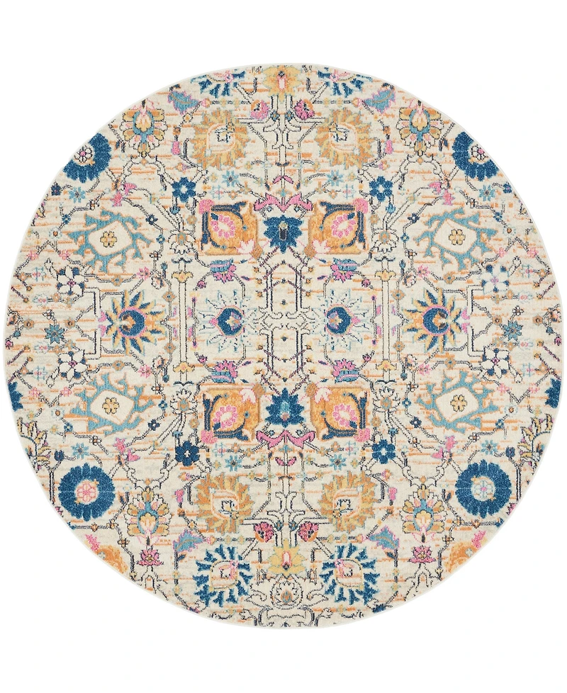 Nourison Home Passion PSN01 8'x8' Round Area Rug