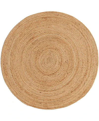 Nourison Home Natural Jute NJT03 5'x5' Round Area Rug