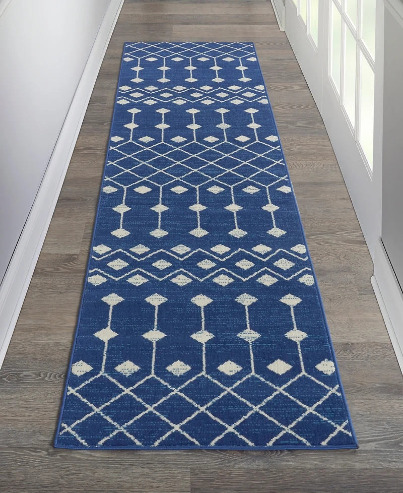 Nourison Home Grafix GRF37 2'3"x10' Runner Area Rug