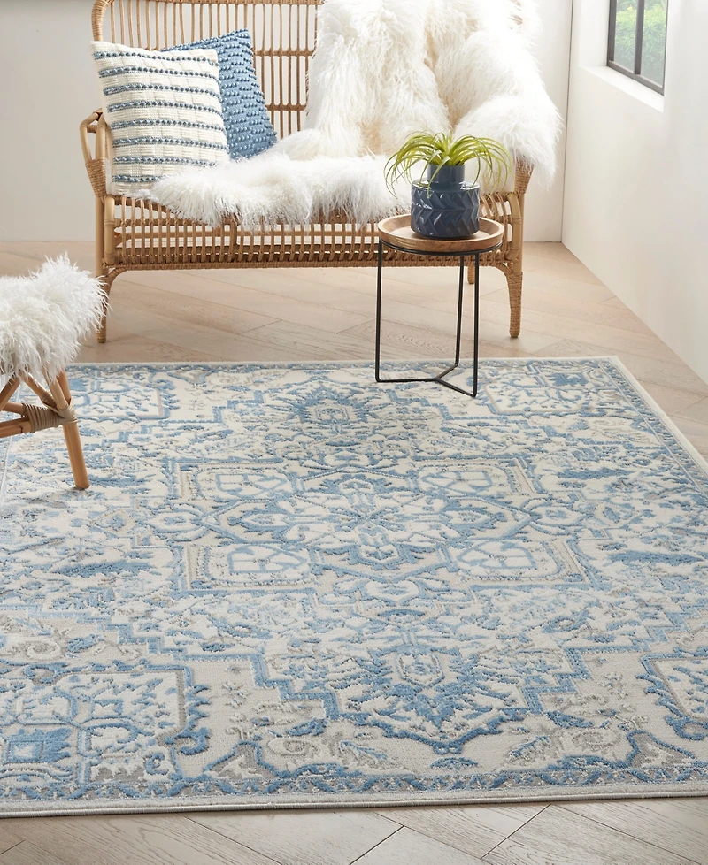 Nourison Home Elation ETN10 5'3"x7'3" Area Rug