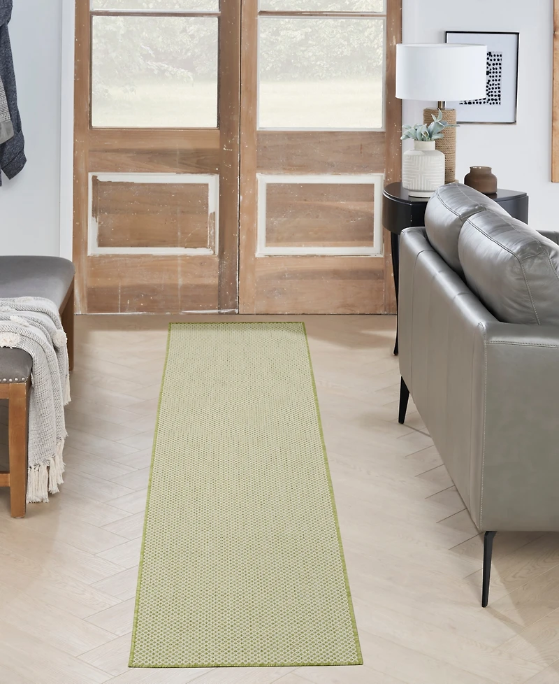 Nourison Home Courtyard COU01 2'2"x10' Runner Area Rug