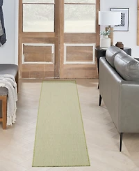 Nourison Home Courtyard COU01 2'2"x10' Runner Area Rug