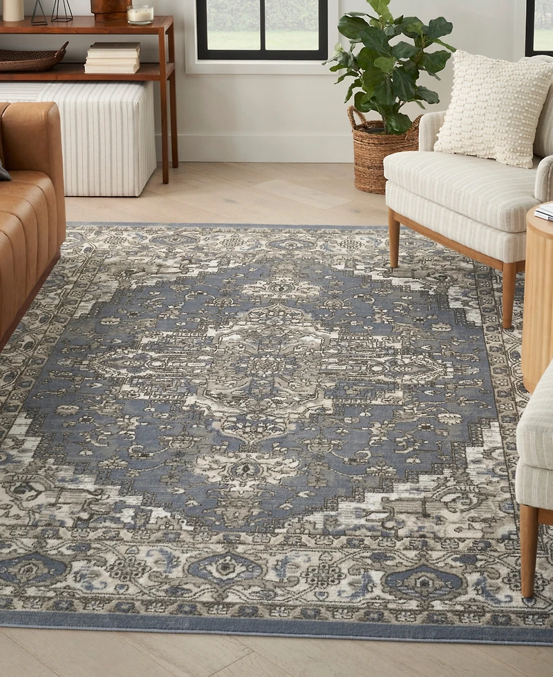 Nourison Home Quarry QUA05 3'9"x5'9" Area Rug