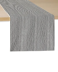 Kate Spade New York Hand Painted Shirting Stripe Table Runner, 15"x 72"