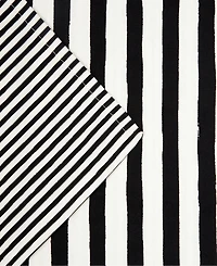 Kate Spade New York Hand Painted Shirting Stripe Table Runner, 15"x 72"