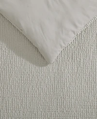 Vera Wang Puckered Texture 3-Pc. Duvet Cover Set