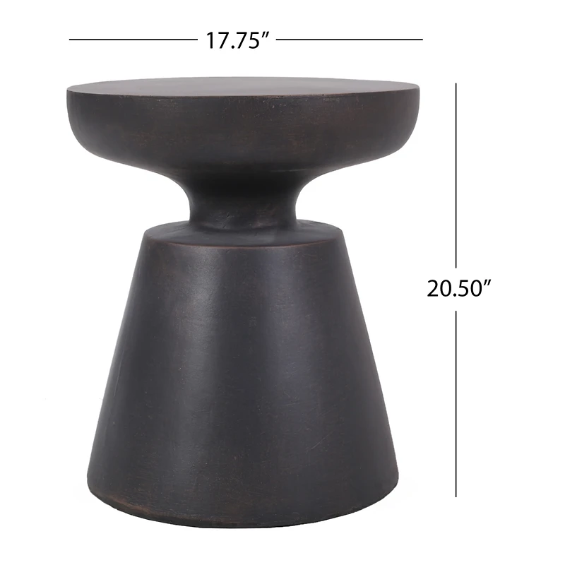Streamdale Modern Concrete End Table Versatile, Lightweight, And Sophisticated