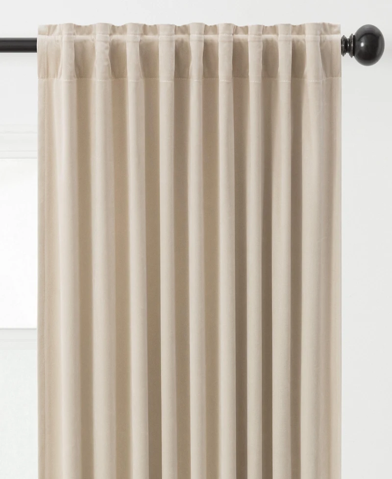 Chanasya Premium 2-Panel Blackout Velvet Curtains