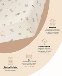 Crane Baby Infants Cove Sea Life Fitted Crib Sheet