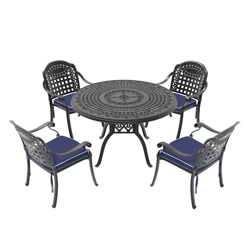 Streamdale 5-Piece Patio Furniture Set with Cushions
