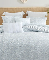 Peri Home Ikat Eyelet 3-Pc. Duvet Cover Set, King