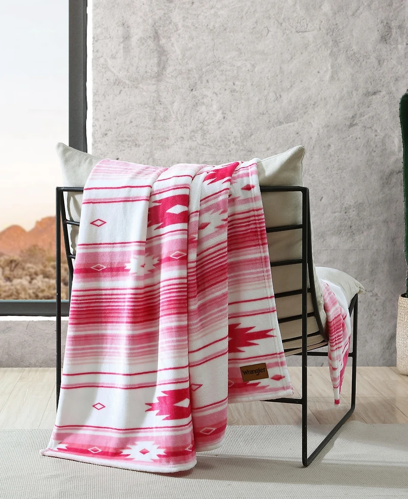 Wrangler Ultra Soft Plush Fleece Throw