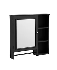 Wall Mounted Bathroom Storage Cabinet, Medicine Cabinets with large mirror door