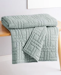 Levtex Melange Stitch Stitching Quilted Throw