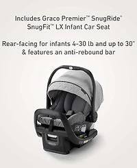Graco Premier Merge Travel System with SnugRide SnugFit Lx Infant Car Seat