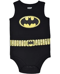 Justice League Baby Boys Batman Superman The Flash 5 Pack Bodysuits Newborn to