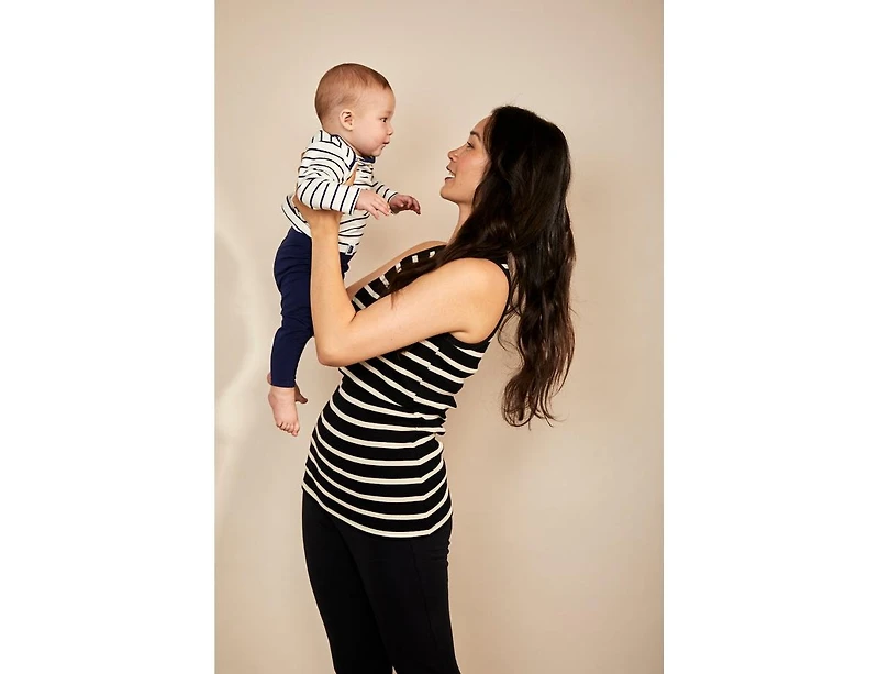 Bshirt Nursing Rib Racer Vest