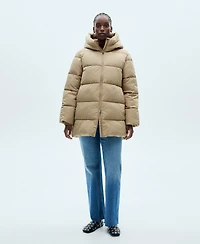 Mango Women's Hood Quilted Coat