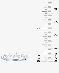 Forever Grown Diamonds Lab-Grown Diamond Scatter Ring (1/4 ct. t.w.) 10k White Gold