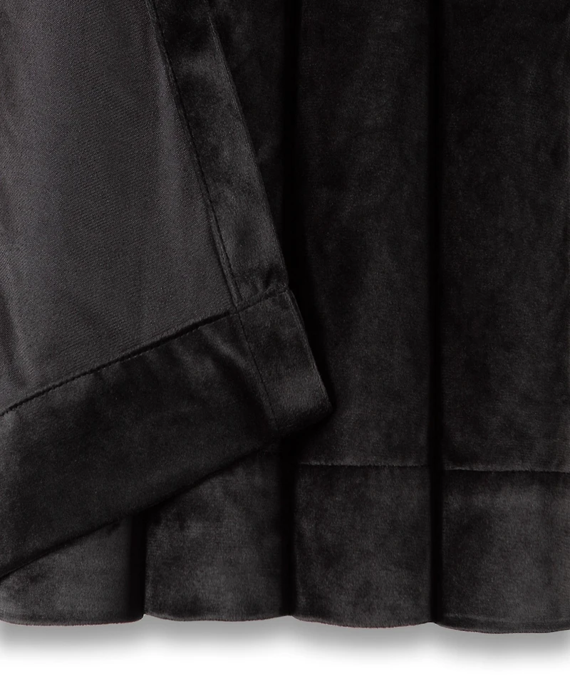 Chanasya Premium Solid Velvet Curtains - Classy and Drapes for Living Room or Bedroom 52" x 63" Blush, 2 Panels