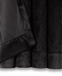 Chanasya Premium Solid Velvet Curtains - Classy and Drapes for Living Room or Bedroom 52" x 63" Blush, 2 Panels