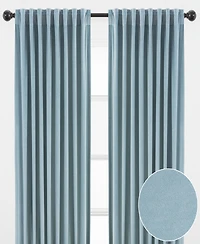 Chanasya Premium Solid Velvet Curtains - Classy and Drapes for Living Room or Bedroom 52" x 96" Gold, 2 Panels