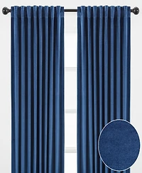 Chanasya Premium Solid Velvet Curtains - Classy and Drapes for Living Room or Bedroom 52" x 96" Gold, 2 Panels