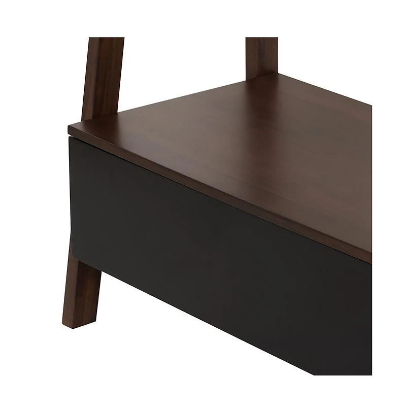 Streamdale Furniture 32x17x68" Ladder Shelf, Ladder Style Display Shelf