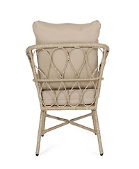 Streamdale Cozy Boho Bruce Club Chair Set (Set Of 2)