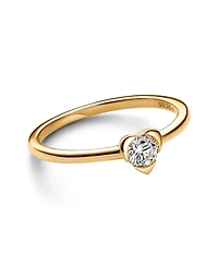 Pandora Talisman Lab-Grown Diamond Heart Ring