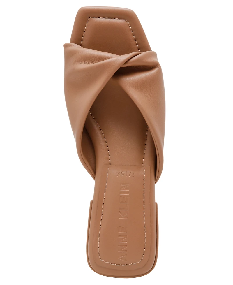 Anne Klein Women's Lorena Low Block Heel Dress Sandals