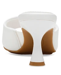 Anne Klein Women's Jerilyn Square Toe Mule Dress Sandals