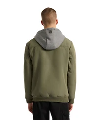 Ecko Unltd Men's Don't Give Up Sherpa Varsity Jacket