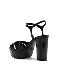 Schutz Women's Keefa Block Heel Wedge Sandals