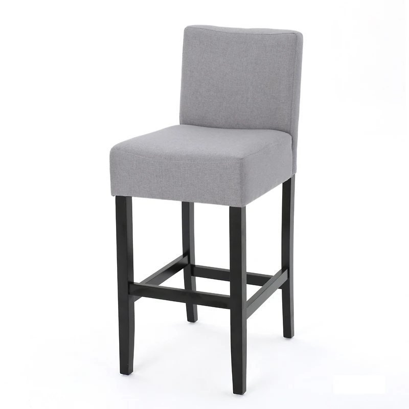 Streamdale Furniture 30-Inch Fabric Barstool With Solid Wood Frame (Set Of 2)