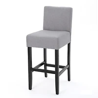 Streamdale Furniture 30-Inch Fabric Barstool With Solid Wood Frame (Set Of 2)
