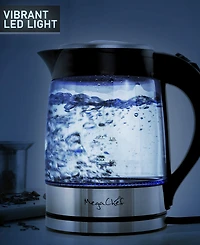 MegaChef Quart Glass Electric Tea Kettle