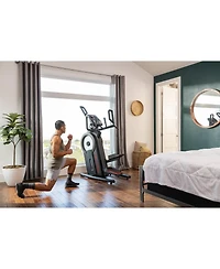 ProForm Trainer H7 iFIT-enabled Elliptical with 7 inch Touchscreen and Built-In Fan