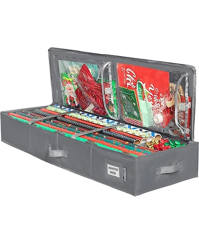 Wrapping Paper Storage Container. Fits up to 27 Rolls 1.37" Diam.