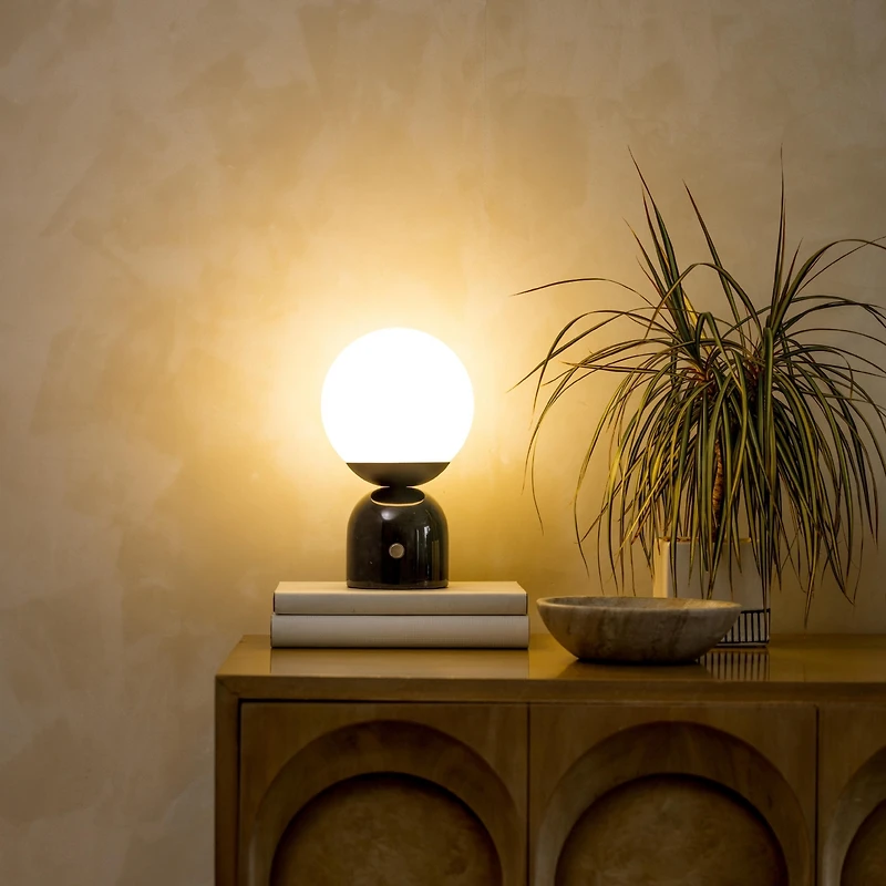 Mila Marble Led Table Lamp Bundle (10")