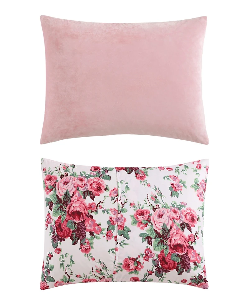 Betsey Johnson Solid Velvet 2-Pc. Comforter Set, Twin