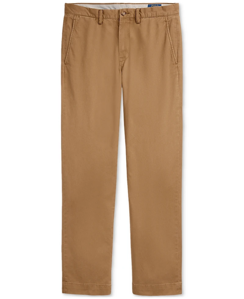 Polo Ralph Lauren Men's Straight-Fit Washed Stretch Chino Pants