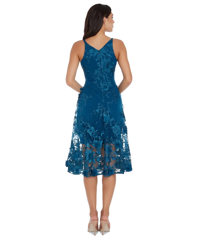 sachin and babi light blue dress Mori Lee 6957 Cece Cutout Back Embroidered Bridal Dress main image 0